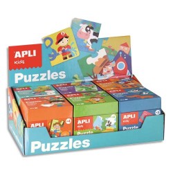 AGIPA Présentoir contenant 6 puzzles 24 pièces assortis