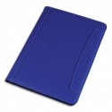 ALASSIO Conférencier Messina imitation cuir. 32,5x24,5x2cm. Livré bloc-notes et pochettes multiples - Bleu