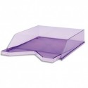 JALEMA Corbeille à courrier Silky Touch. Dim. L33,5 x H25,5 x P6,5 cm - Violet translucide
