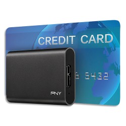 PNY Disque SSD USB3.1 240Go Noir PSD1CS1050-240-FFS