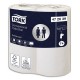 TORK Paquet de 4 rouleaux Papier toilette traditionnel Advanced Blanc 2 plis 198 feuilles