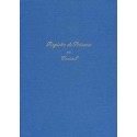 ELVE Registre présence au conseil 21 x 29,7cm, 104 pages, toile bleue