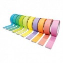 SODERTEX Pack de 10 Rubans adhésifs Thème Rainbow Pack Assortis - Dimensions : H15 mm x L10 m