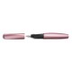 PELIKAN Plume TWIST Girly rose-métallique pour droitiers et aux gauchers, plume acier inoxydable Medium