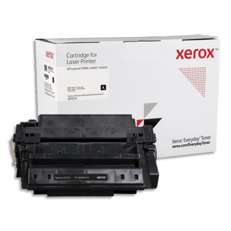 XEROX Cartouche de toner noir Xerox Everyday haute capacité équivalent à HP Q7551X 006R03670