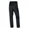 DELTA PLUS Pantalon MACH2V3 TL gris/orange en polyester 35%, coton 245 g/m², 7 poches. Taille XL