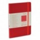 FABRIANO Carnet ISPIRA A5 couverture rigide 96 pages lignées. Coloris rouge