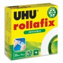 UHU Recharge rouleau adhésif Rollafix invisible 33m x 19mm