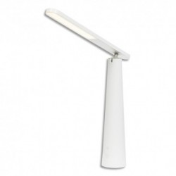 ALBA Lampe LEDTUBE ss fil ABS glossy 3 niv température Hauteur:42 cm Tête:35x4 cm Base:Ø7x30 cm. Blanche