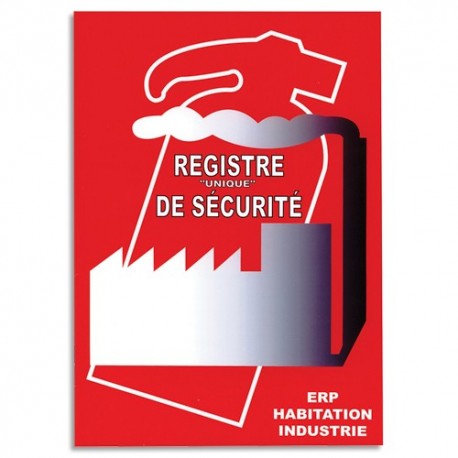 WONDAY Registre de sécurité A4 64 pages, présente toutes les règles relative ERP, L30xH0,4xl21 cm
