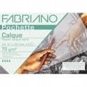 FABRIANO Pochette scolaire de 12 feuilles de papier calque 70g A4