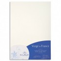 CLAIREFONTAINE Etui de 50 feuilles 160g LALO vergé 21x29,7cm. Coloris Blanc