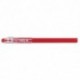 PILOT FriXion Ball Stick non rechargeable. Pointe conique moyenne 0,7mm. Encre effaçable rouge