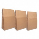 BONG Paquet 5 pochettes 3 soufflets kraft avec 2 bandes de fermeture speciales E-commerce 26x41x8cm