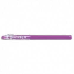 PILOT FriXion Ball Stick non rechargeable. Pointe conique moyenne 0,7mm. Encre effaçable violet