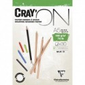 CLAIREFONTAINE Bloc CRAY'ON Encollé A5 30F 160g