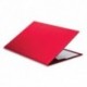 QUO VADIS Sous-main à rabat Satiny en cuir. Dimensions (l x p) : 56 x 38 cm. Coloris rouge.