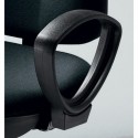 Paire d'accoudoirs fixes pour siège Webstar, Hauteur 21 cm assise coloris noir