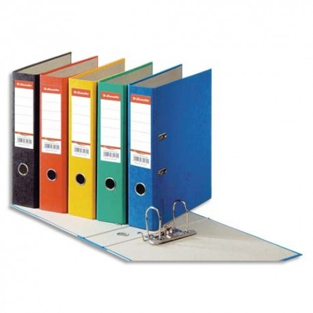 Classeur à levier ESSELTE RAINBOW en carton dos de 8 cm large choix de coloris