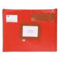 ALBA Pochette navette rouge en PVC dimensions : 42x32cm