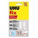 Colle UHU - Pochette de 50 pastilles prédécoupées double-face FIX 48805