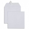 Enveloppe blanche GPV - B/500 enveloppes carrées autoadhésives 120G 170 x 170 mm 4748