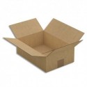 EMBALLAGE Paquet de 25 Caisses américaines simple cannelure en kraft brun - Dim. : 31 x 10 x 21,5 cm