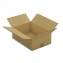 EMBALLAGE Paquet de 25 Caisses américaines simple cannelure en kraft brun - Dimensions : 43 x 15 x 30 cm