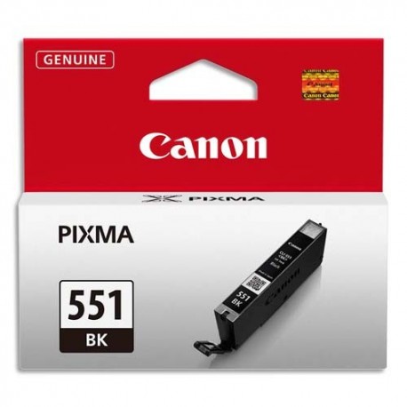 CANON CLI-551BK (CLI551BK/6508B001) Cartouches jet d'encre noir photo de marque Canon CLI551BK-6508B001
