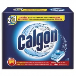 CALGONIT Boite de 48 pastilles anticalcaire 2 en 1