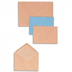 Enveloppe GPV - Boîte de 500 enveloppes coloris bleu gommées 72 grammes format 114x162 C6