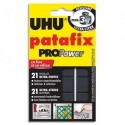 Colle UHU - Etui de 21 pastilles PATAFIX blanche Pro Power résistance ultra forte 3kg