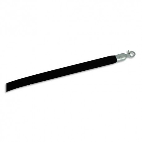 VISO Corde pour poteau guide file - Longeur 1,60 m, diamètre 3,2 cm coloris noir