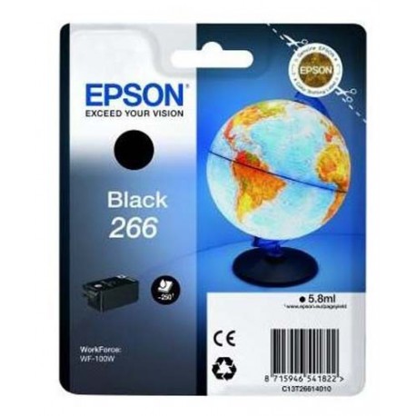 T2661 (T266140) EPSON Cartouche jet d'encre Noire Globe de marque Epson C13T26614010