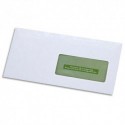 GPV B/500 enveloppes recyclées blanches extra Erapure 80g format DL (110x220) fenêtre 45x100mm