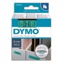 DYMO Cassette D1 (45019) ruban impression noir sur fond vert 12mmx7m pour étiqueteuse Dymo