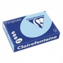 Ramette papier couleur A4 Clairefontaine Trophée 80g 500 feuilles couleur bleu vif