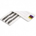 VILEDA Frange MicroLite poche et languette en microfibre polyester - Dim. L42 x H2 x P10 cm blanc noir