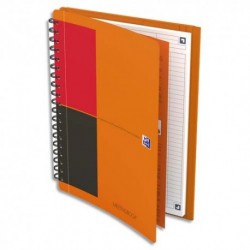 OXFORD Cahier MEETINGBOOK I-CONNECT spirale 160 pages L6mm 17,6x25cm (format tablette). Couverture PP