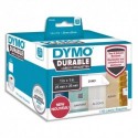 DYMO Rouleau de 1700 étiquettes LabelWriter Durable 25x25mm Noir/Blanc 1933083