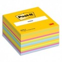 Bloc cube Post-it de 450 feuilles déco 7,6 x 7,6 cm jaune ultra/multi couleur BP (3362030-U)