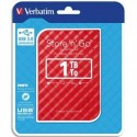 VERBATIM Disque dur 2,5" USB 3.0 Store’N’Go Style 1To rouge 53203 + redevance