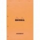 Bloc audit Rhodia format 21x 32 80 grammes perforé jaune
