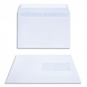 LA COURONNE Boîte de 200 enveloppes blanches autoadhésives 80g format C5 (162x229)