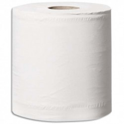 HYGIENE Paquet 6 bobines de papier d'essuyage blanc 2 plis 108 m 450 Formats prédécoupés L24 x H19 cm