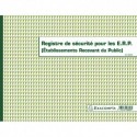 EXACOMPTA Registre de Sécurité pour les ERP format 24x32cm, piqure 20 pages 6623E