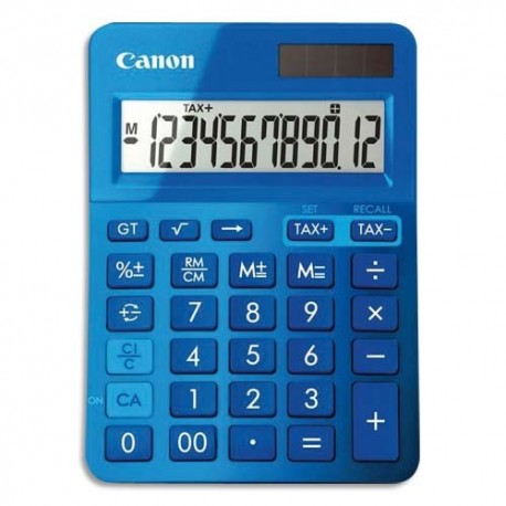 CANON LS-123K (LS123K) Calculatrice de bureau 12 chiffres bleue LS123K-9490B001AA