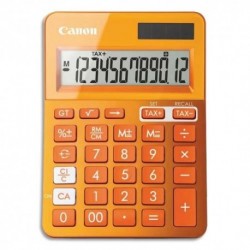 CANON LS-123K (LS123K) Calculatrice de bureau 12 chiffres orange LS123K-9490B004AA