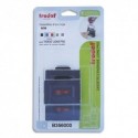 TRODAT Blister 3 cassettes 6/56/2 bleu/rouge pour appareils Trodat métal Line 5460, 5460l, 5465 B356000