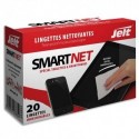 JELT Boîte de 20 lingettes individuelles SmartNet antistatiques, ininflammables et sans alcool 253835